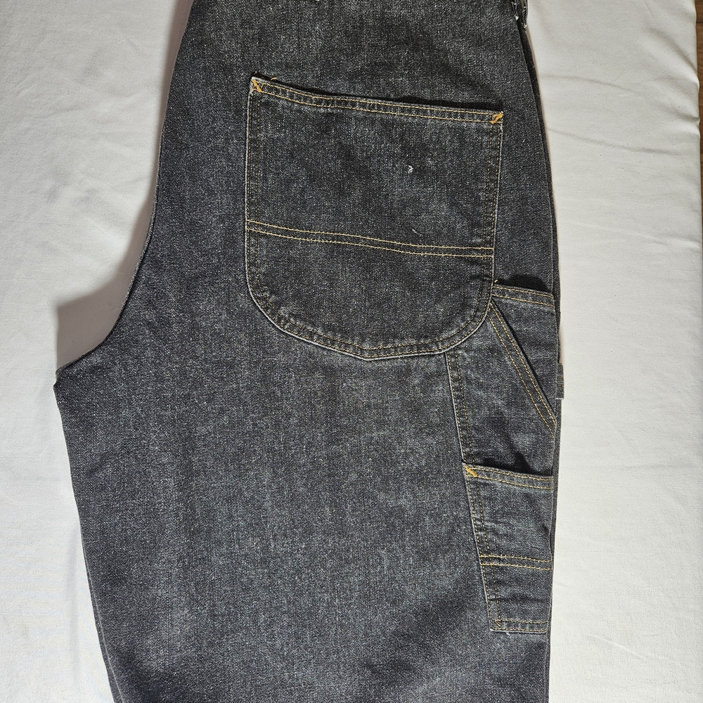 Ralph Lauren Charcoal Denim Shorts with Black Strap - Baggie Real Baggie